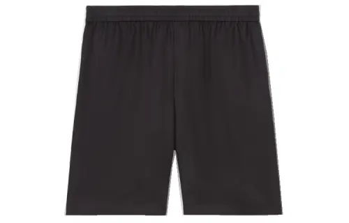 Supreme X Burberry Icon Stripe Silk Twill Shorts Burberry Exclusive 'Black'
