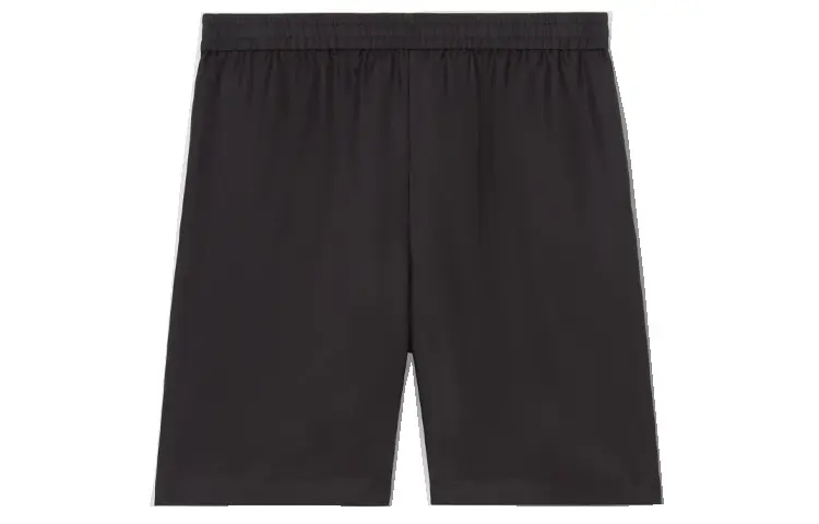 Supreme X Burberry Icon Stripe Silk Twill Shorts Burberry Exclusive 'Black'