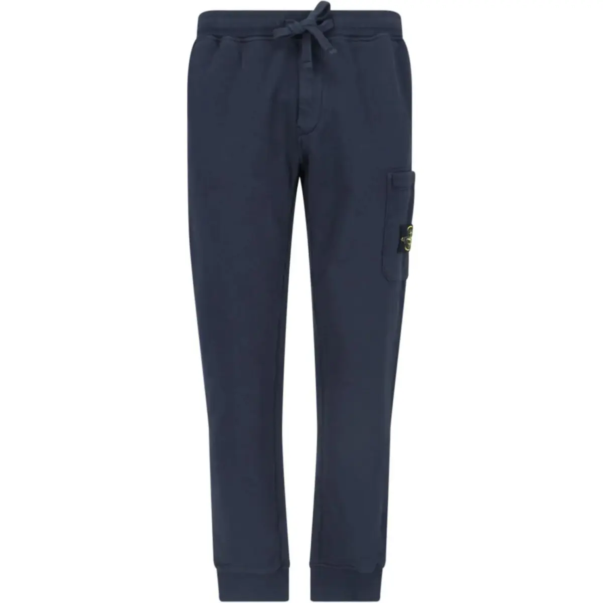 STONE ISLAND Logo Patch Tapered Leg Sweatpants