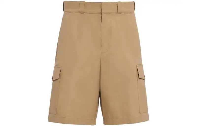 PRADA Cargo Shorts Men's Khaki Moderate