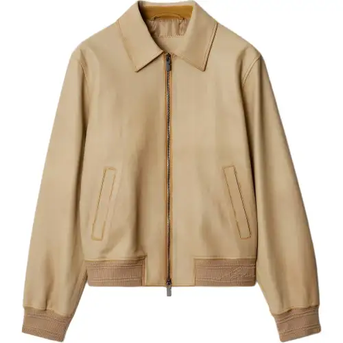 Burberry leather jacket