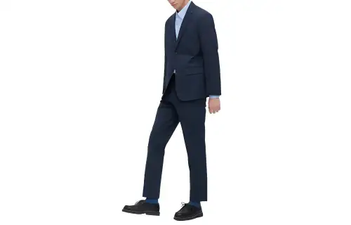 UNIQLO Suit Pants Men's Navy Blue