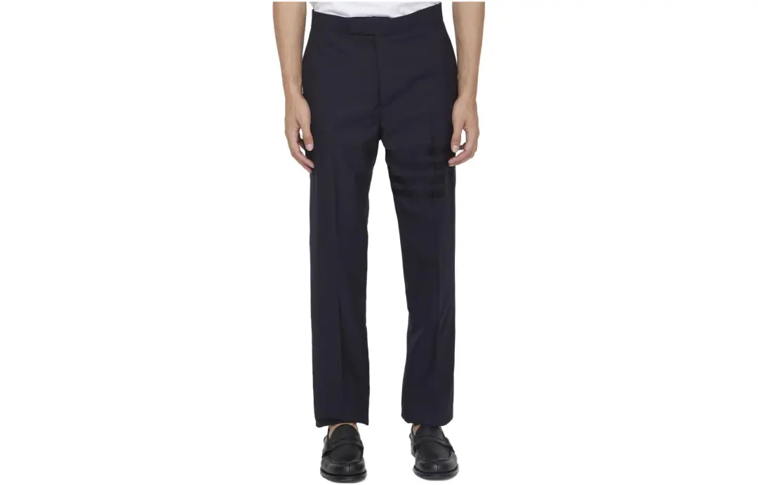 THOM BROWNE 4 Bar Stripe Detailed Trousers