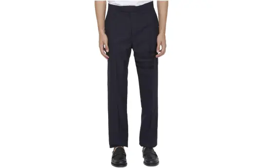 THOM BROWNE 4 Bar Stripe Detailed Trousers