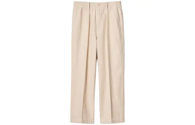 UNIQLO X JW Anderson Uniqlo Jw Anderson Co Branded Series Casual Pants Men's 31 Beige Moderate Straight Fit Pants