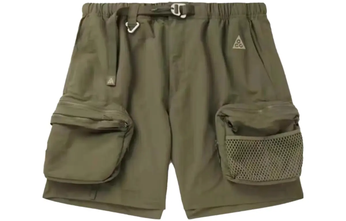 Nike Cargo Shorts Men's Khaki Green Moderate