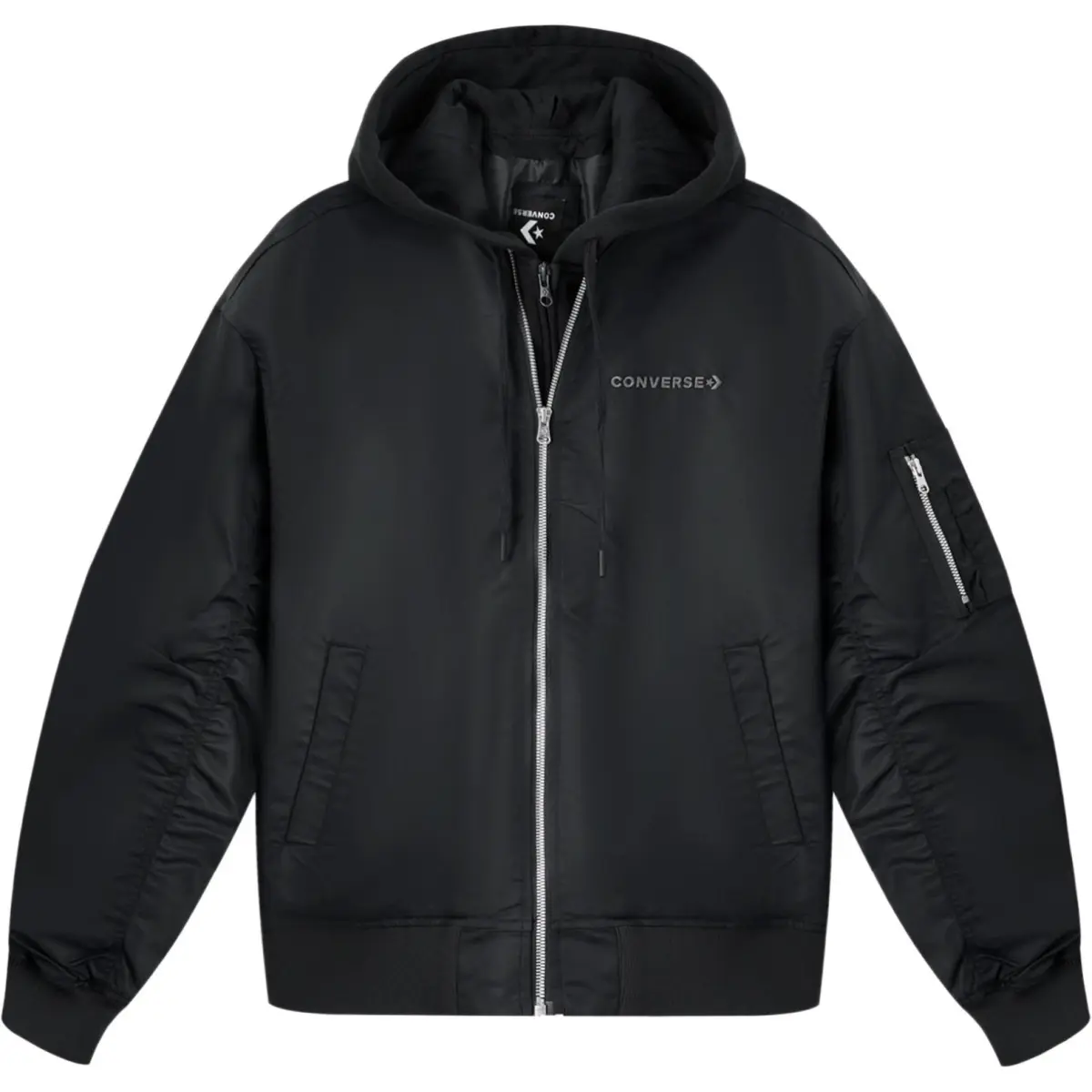 Converse Puffer Jacket Unisex Black