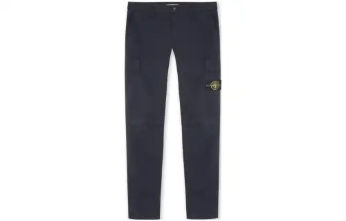 STONE ISLAND Casual Pants Men's Marine Blue Moderate Straight Fit Pants