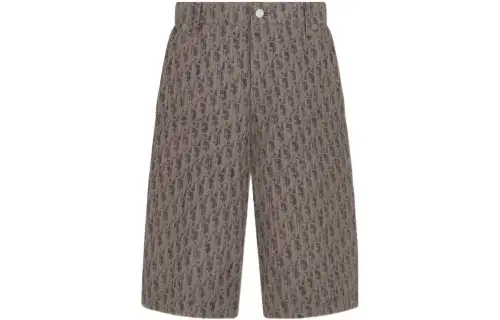 DIOR Quarterly New Products SS22 Denim Shorts Men's Brown