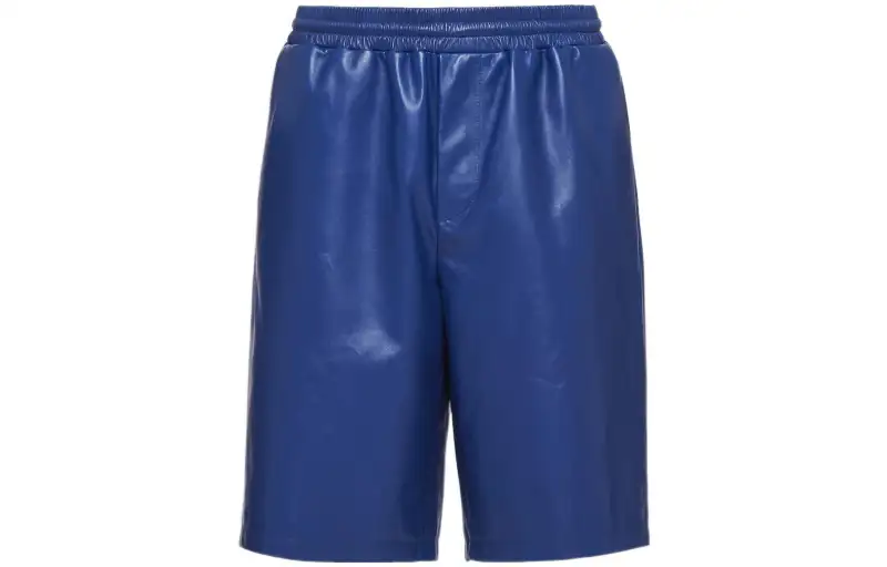 PRADA Nappa Leather Bermuda Shorts