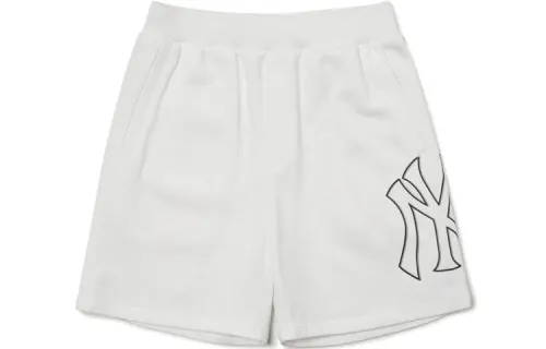 MLB Base Logo Casual Shorts Unisex White Moderate