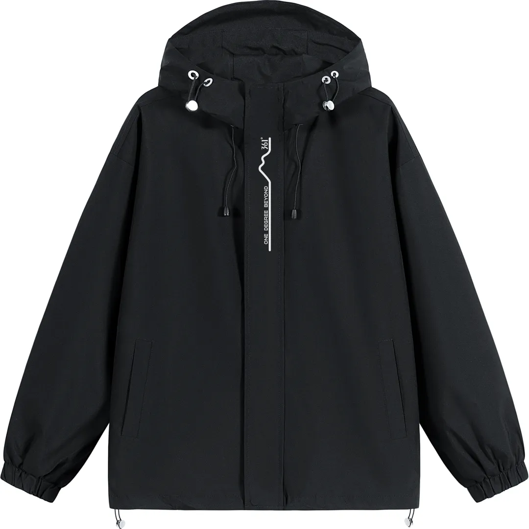 361° Trench Coat Unisex Super Black