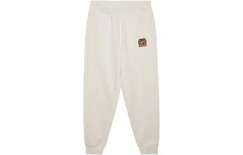 New Era Casual Pants Unisex Ivory White Moderate Cuffed Pants