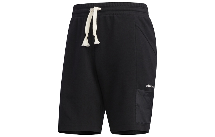 Adidas, comfortable sports black shorts for leisure
