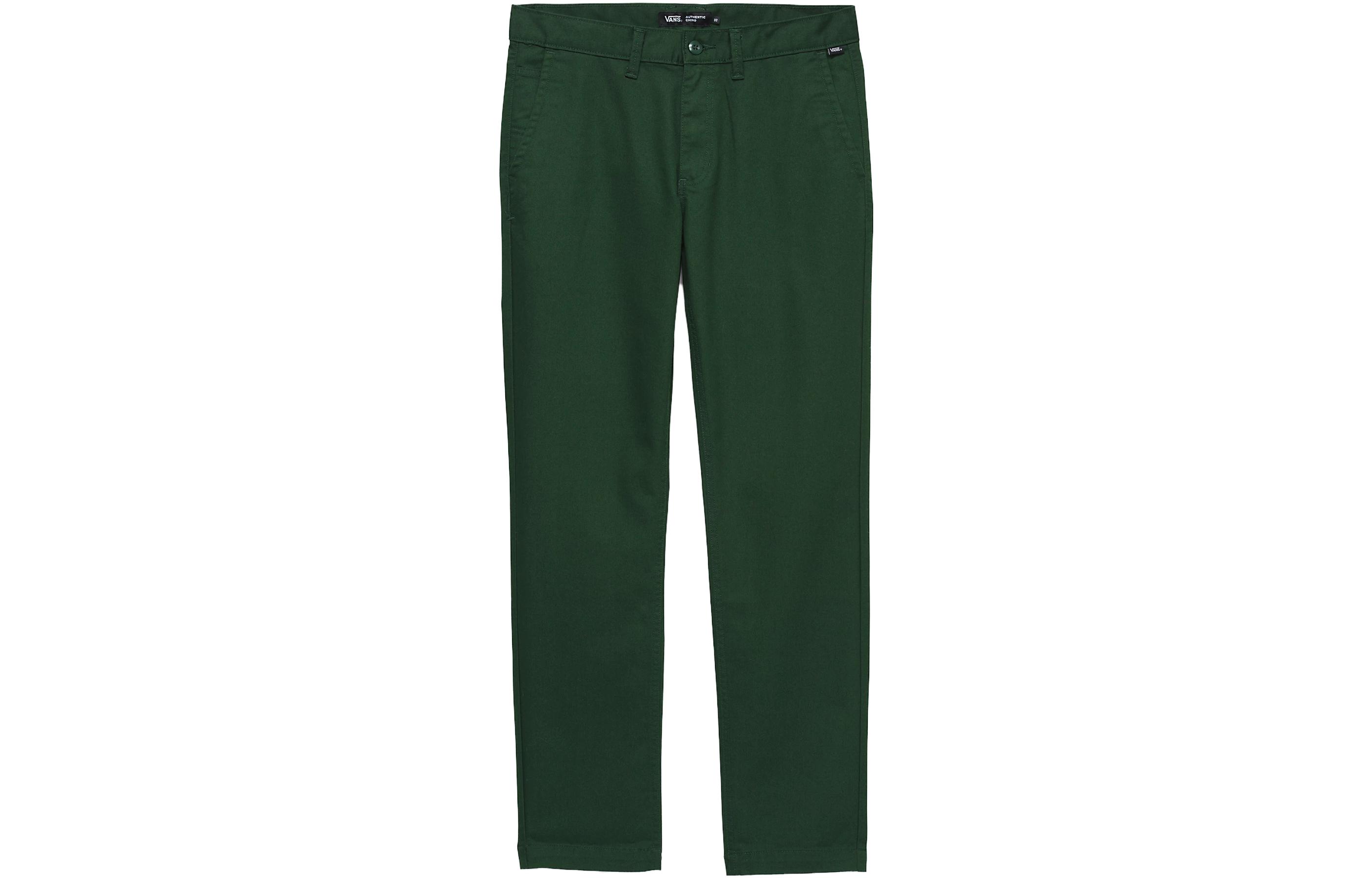 Vans Casual Pants Unisex Green Moderate Slim Fit Pants