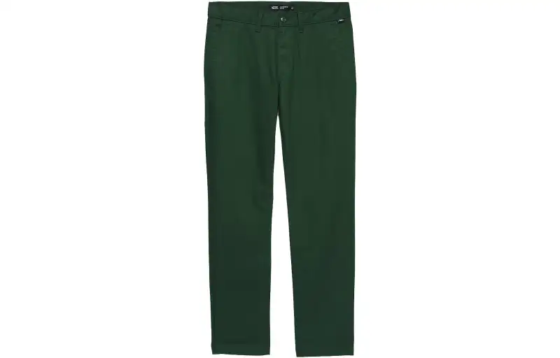 Vans Casual Pants Unisex Green Moderate Slim Fit Pants