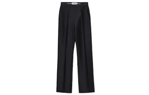 LOEWE Casual Pants Men's Black Moderate Bootcut Pants
