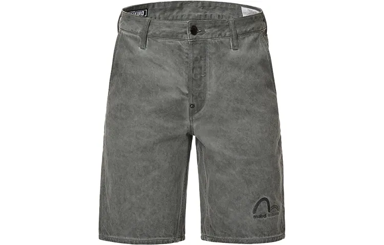 EVISU Denim Shorts Men's Gray Moderate