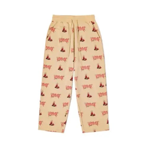 Vans Asia Artist Collaboration Edition KNIT PANTS OKEH Knitted Sweatpants Unisex Khaki