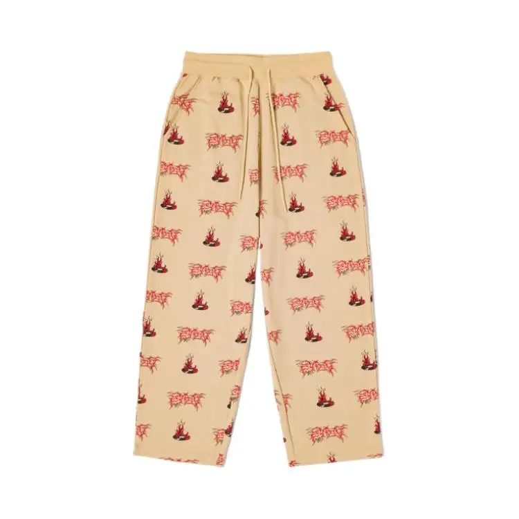 Vans Asia Artist Collaboration Edition KNIT PANTS OKEH Knitted Sweatpants Unisex Khaki
