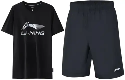 Li Ning Casual Sportswear Men's Crew Neck Moderate
