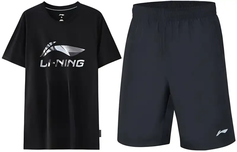 Li Ning Casual Sportswear Men's Crew Neck Moderate