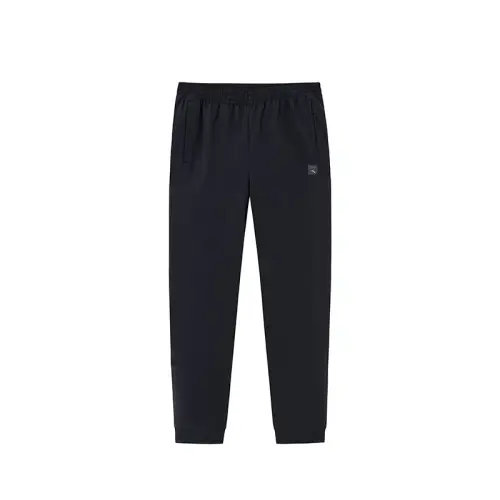 Anta Variety Training Collection Knitted Sweatpants Men's Basic Black