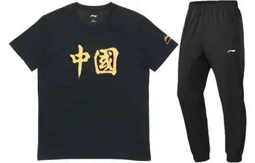 Li Ning Casual Sportswear Men's Crew Neck Moderate
