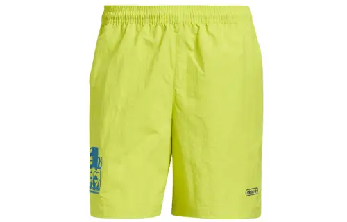 Adidas Originals Casual Shorts Men's Yellow Green Moderate