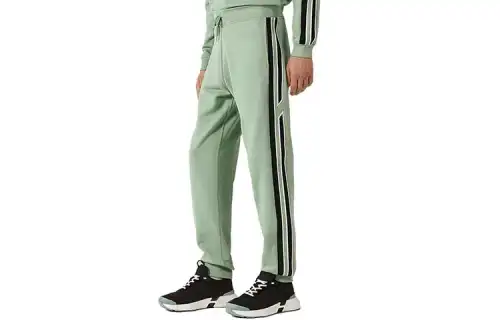 HERMES Casual Pants Men's Aqua Blue Moderate Cuffed Pants