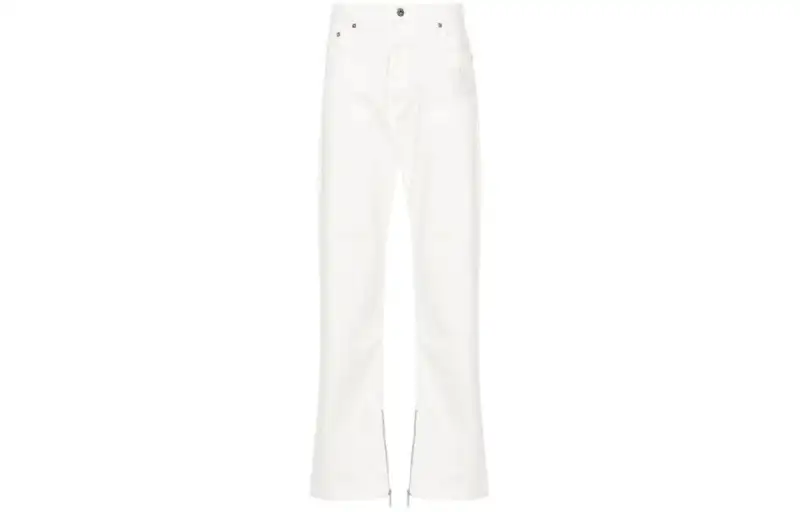 OFF WHITE Casual Pants, Regular Fit Men's White
