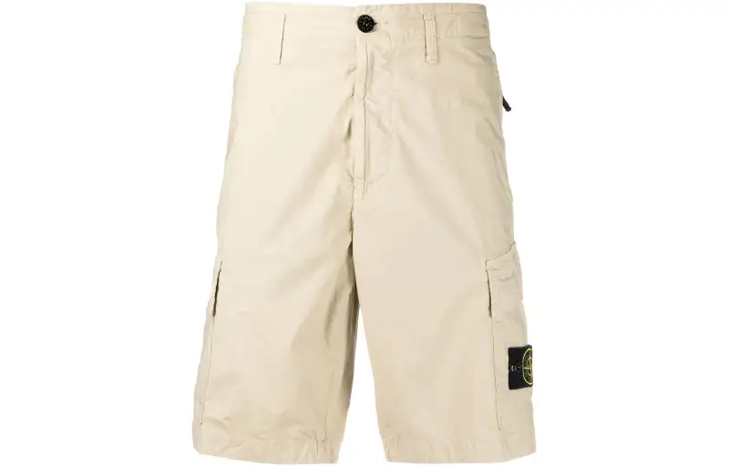 Stone Island Compass-badge cargo shorts