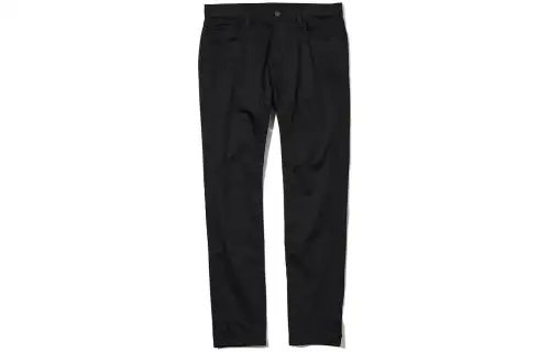 UNIQLO Casual Pants Unisex Black Moderate Straight Fit Pants
