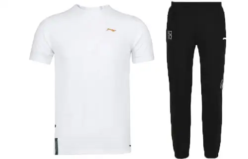 Li Ning Casual Sportswear Men's Crew Neck Moderate