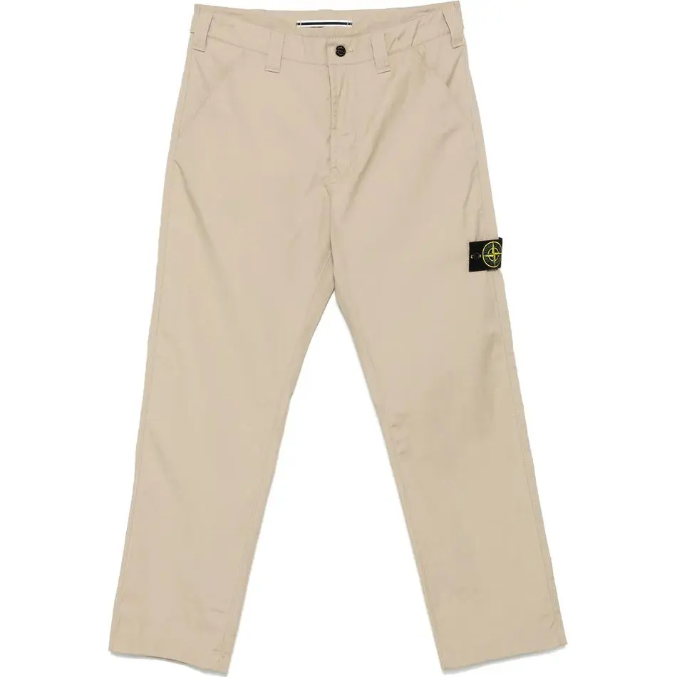 Stone Island patch-pocket logo-detail trousers