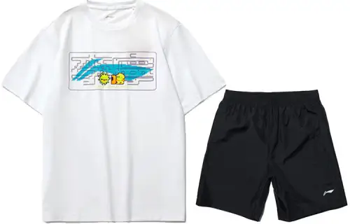 Li Ning Casual Sportswear Men's Crew Neck Moderate