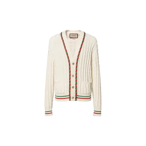 GUCCI SS22 Cashmere Sweater Men's Beige