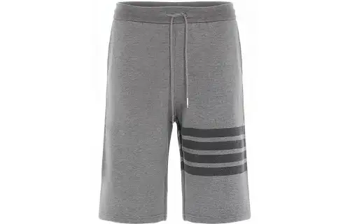 THOM BROWNE Tom Brown Striped Straight Casual Shorts Summer Men's Gray