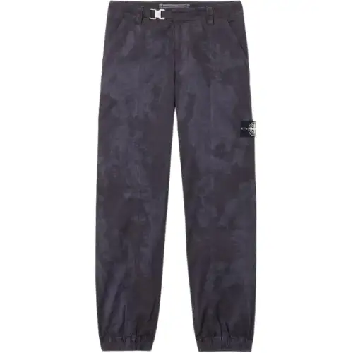 STONE ISLAND Casual Pants Men's Lead Gray