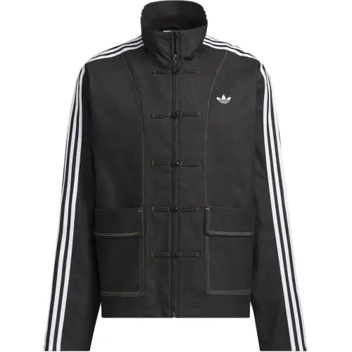 Adidas Originals TRACK TOP CN TT DENIM Jackets & Coats Unisex Black
