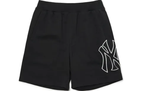 MLB Basic Logo SS22 Solid Color Shorts Unisex Black