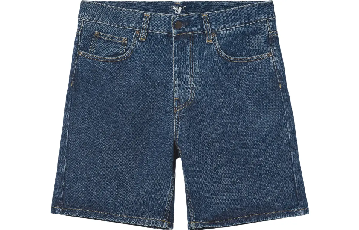 Carhartt WIP Denim Shorts Men's Blue Moderate