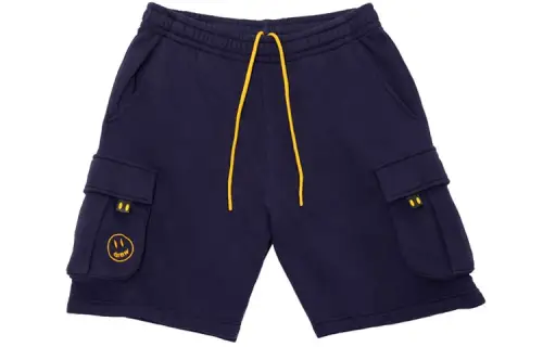 Drew house Smiley Collection Casual Shorts Unisex Marine Blue Moderate