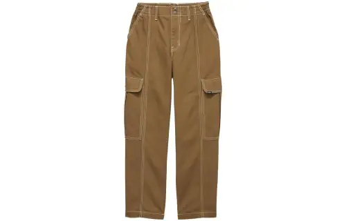 Vans Casual Pants Unisex Brown Moderate Cargo Pants
