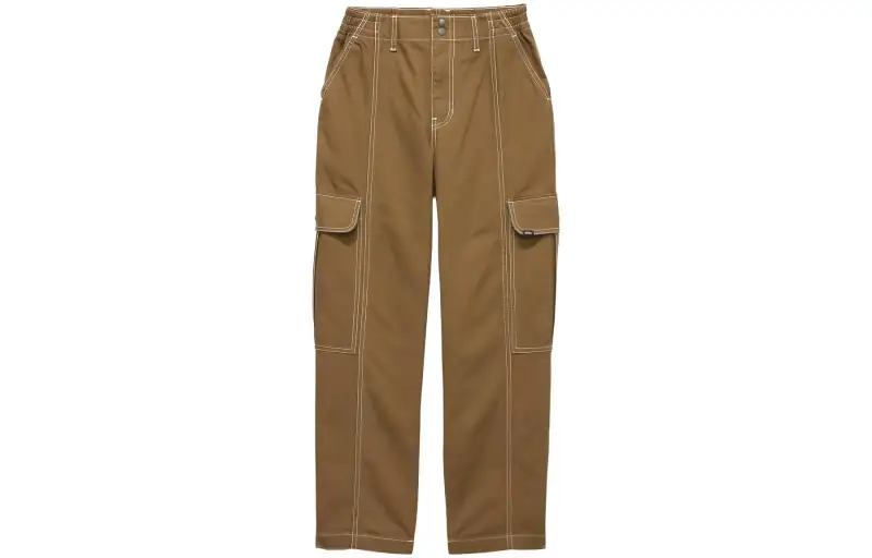 Vans Casual Pants Unisex Brown Moderate Cargo Pants