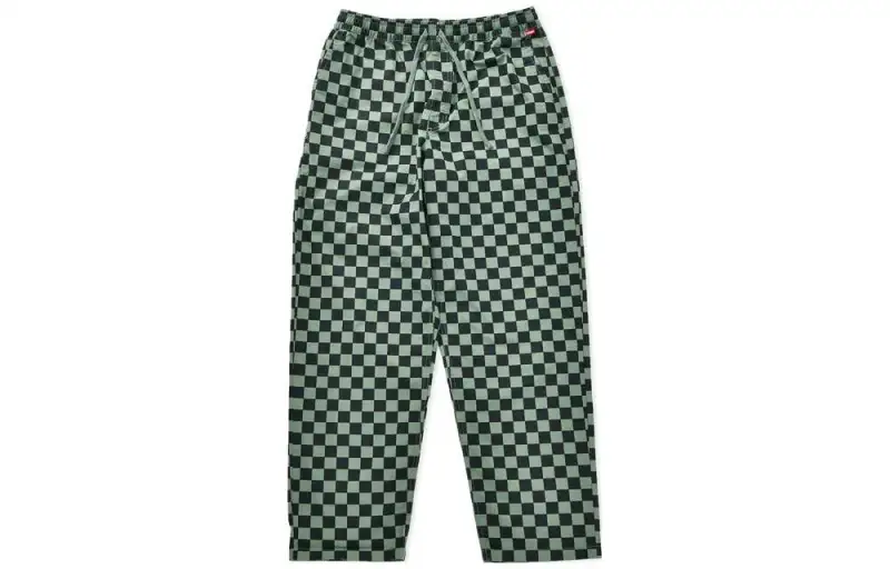 Vans RANGE BAGGY Casual Pants Men's Green Moderate Straight Fit Pants