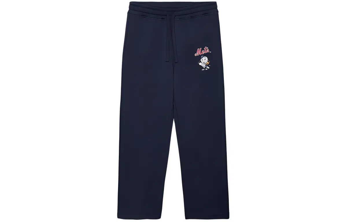 New Era College Renewal Series SS24 Casual Pants Unisex Navy Blue