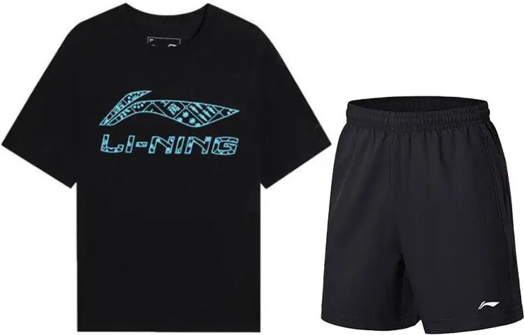 Li Ning Casual Sportswear Men's Crew Neck Moderate