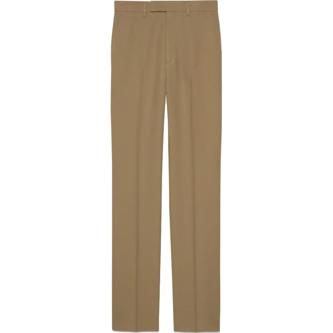 GUCCI Pleat Detailed Straight Leg Trousers