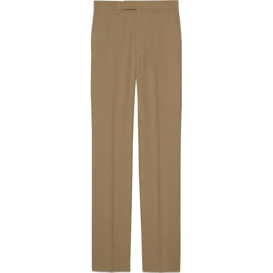 GUCCI Pleat Detailed Straight Leg Trousers